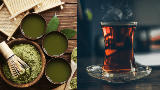 Green tea vs black tea