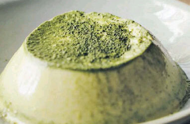 Steamed Matcha Custard