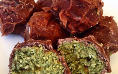 Choc Mint Matcha Balls By Funky Fitness Foods