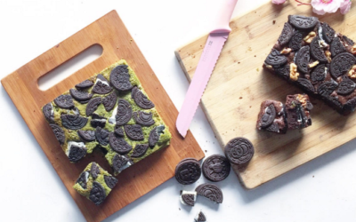 Matcha Oreo Brownie By Hunny Tea