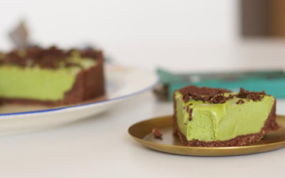 Clean Matcha Grasshopper Pie By Little Sprig