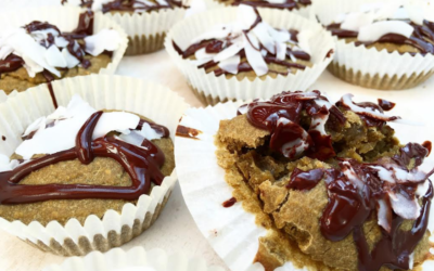 Green Tea Matcha Muffins With Coconut And Banana By Iselin Amanda Stoylen