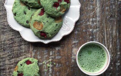 Double Choc Matcha Cookies By Rainbows Babies And Clouds