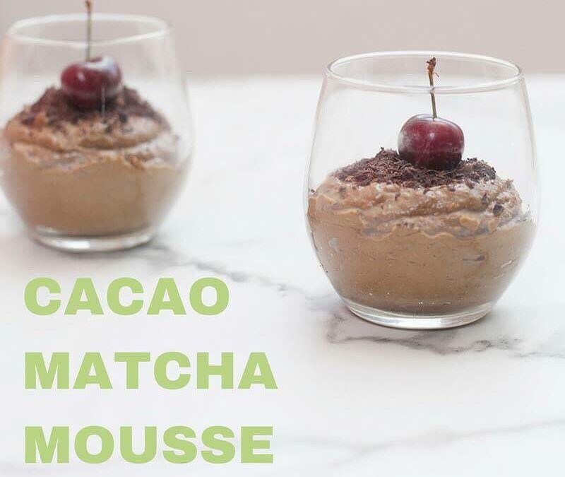 Healthy Chocolate Mousse Recipe With Matcha