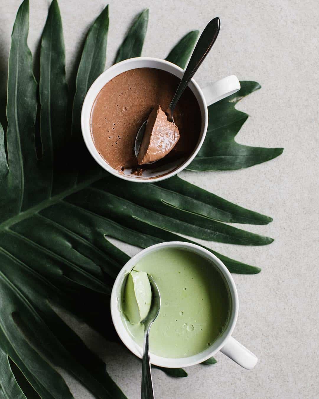 Matcha & Coconut Panna Cotta