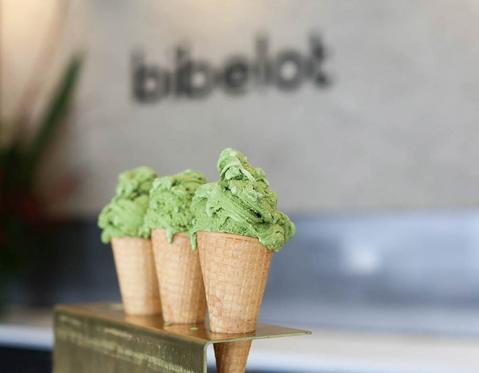 bibelot green tea gelato