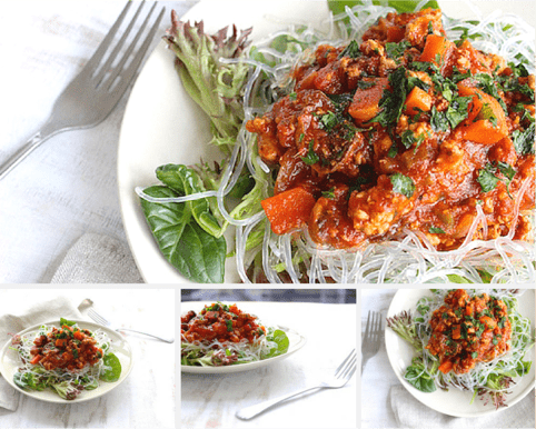 Salad A La Turkey Bolognese