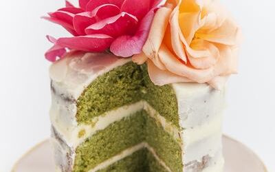 Mini Matcha-tastic Naked Cake!