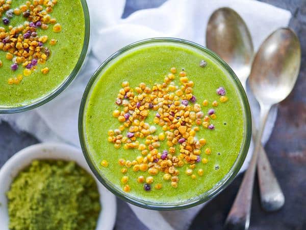 Spinach Banana Matcha Smoothie