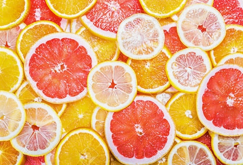 Citrus Fruits Fresh Fruit Slices