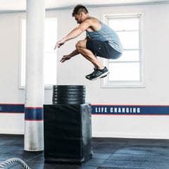 Box Jump Burpees