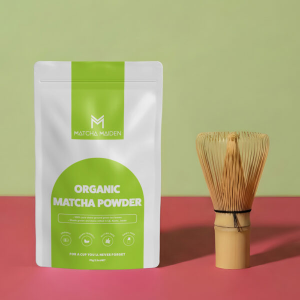 ORGANIC MATCHA 70g + WHISK