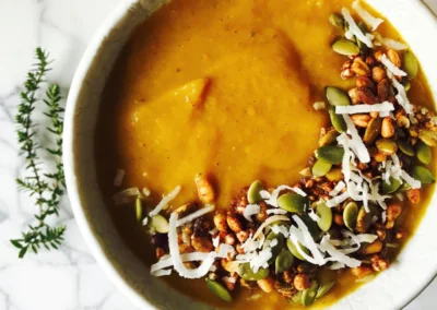 Golden Pumpkin and Apple Soup