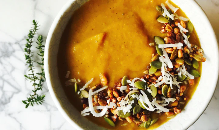 Golden Pumpkin and Apple Soup