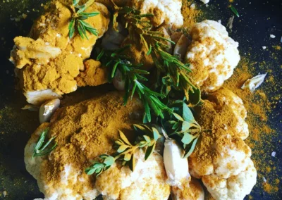 Golden Roasted Cauliflower