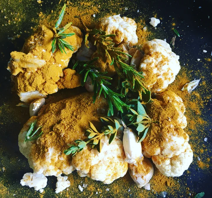 Golden Roasted Cauliflower