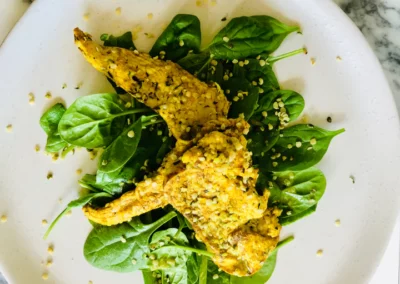 Sesame Turmeric Chicken Strips