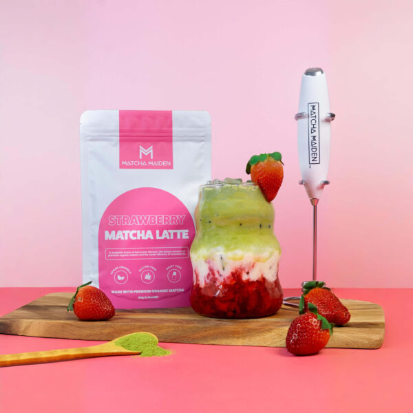 Strawberry Matcha Latte - 150g - Image 2