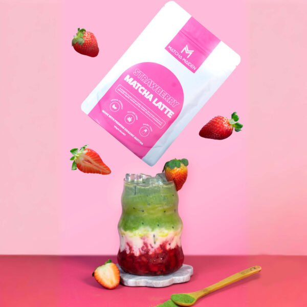 Strawberry Matcha Latte - 150g - Image 3