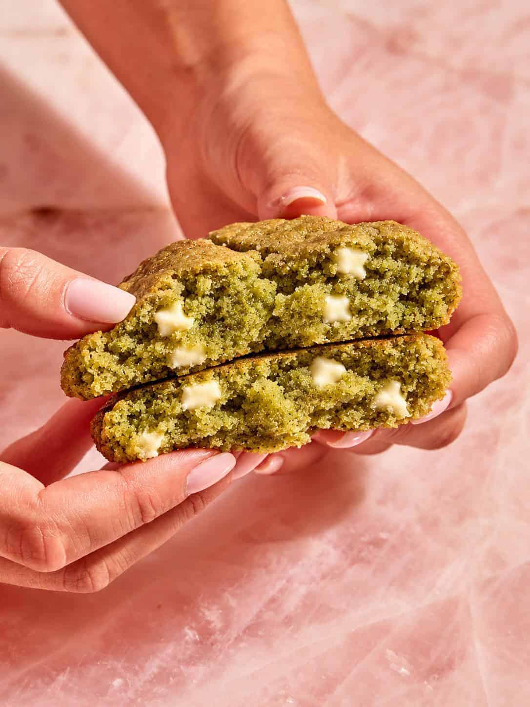 Matcha White Choc Cookie - Box of 4 - Image 3